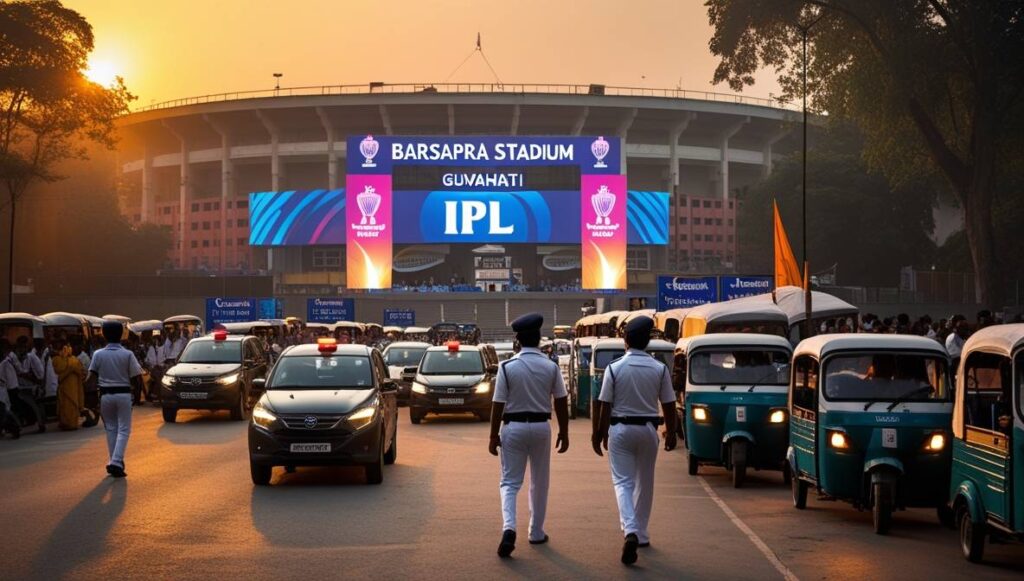 Guwahati Traffic Restrictions During IPL at Barsapara Stadium