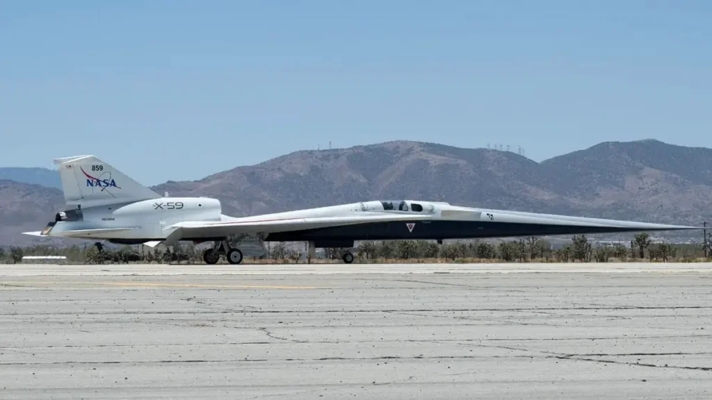 NASA X-59 supersonic jet